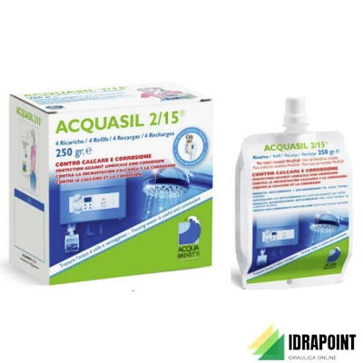 ACQUASIL 2/15 RICARICA 4 CONFEZIONI - 250 GR