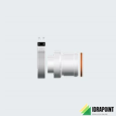 ADATTATORE PER SISTEMI SDOPPIATI Ø 60/100-80 MM GRIGIO