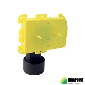 CONTROPRESA AIR Ø 50 MM DA INCASSO CON RACCORDO CURVO