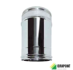 ELEMENTO DRITTO L. 250 MM AN ISO ARIA Ø 80/100 MM