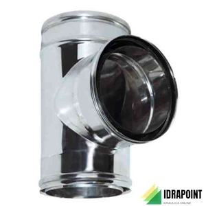 RACCORDO A TEE 90° AN ISO ARIA Ø 80/100 MM