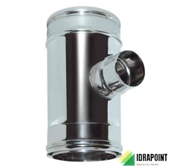 RACCORDO A TEE 90° RIDOTTO MONO Ø 80 ISO ARIA Ø 80/100