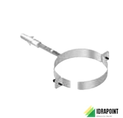 COLLARE FUMO INOX AISI 304 Ø 60 M8 CON TASSELLO