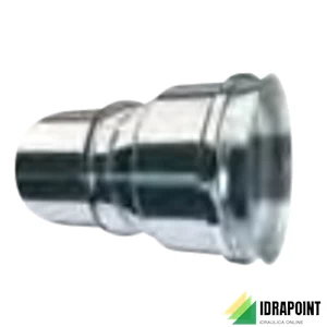 RACCORDO SEMPLICE RIDOTTO AN PLUS Ø 100F X 80M