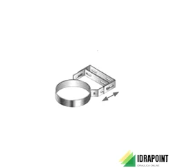 FASCETTA MURALE AN PLUS Ø 80 MM