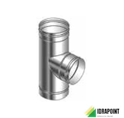 RACCORDO A TEE AN PLUS Ø 80 MM USCITA FEMMINA