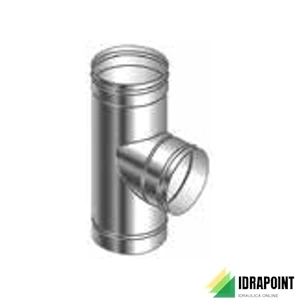 RACCORDO A TEE AN PLUS Ø 80 MM USCITA FEMMINA