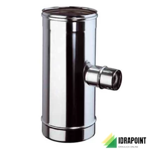 RACCORDO A TE 90° RIDOTTO AN PLUS Ø 100X80 MM