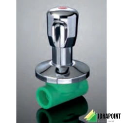 RUBINETTO CROMATO CON MANIGLIA ABS Ø 20 MM