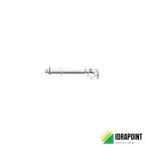 KIT DI SCARICO ORIZZONTALE 60/100 1 MT PER NEXT EVO