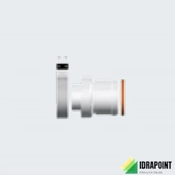 ADATTATORE PER SISTEMI SDOPPIATI Ø 60/100-80 MM GRIGIO