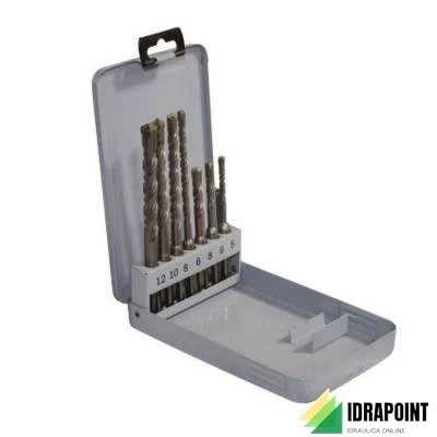 ASSORTIMENTO 7 PUNTE PER MURATURA CON ATTACCO SDS PLUS