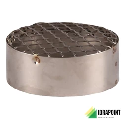 TERMINALE ASPIRAZIONE ARIA ACCIAIO INOX Ø 60 MM