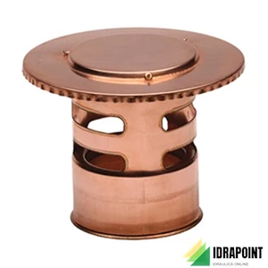 TERMINALE A TETTO SCARICO FUMI RAME Ø 80 MM