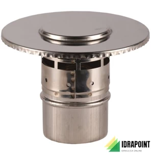 TERMINALE SCARICO FUMI INOX Ø 60 MM VERTICALE MASCHIO