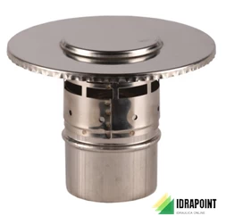 TERMINALE SCARICO FUMI INOX Ø 60 MM VERTICALE MASCHIO