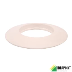 ROSONE COPRIMURO ALLUMINIO BIANCO Ø 60 MM