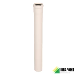 TUBO PP Ø 60 MM M/F 250 MM PER FUMI DI CONDENSAZIONE