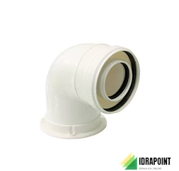 CURVA DI PARTENZA COASSIALE Ø 60/100 MM ITALTHERM