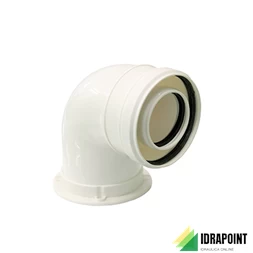 CURVA DI PARTENZA COASSIALE Ø 60/100 MM ITALTHERM