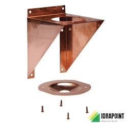 SUPPORTO A MURO RAME Ø 80X100 MM