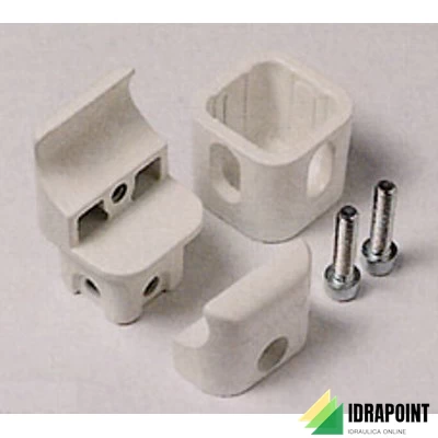 ATTACCO CHELA A PARETE 4 CM BIANCO PER TESI NOVO SINTESI