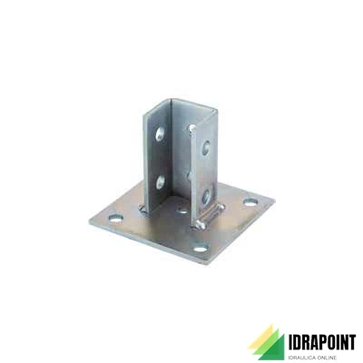 BASE APPOGGIO CENTRALE PER PROFILATO 41X41 MM