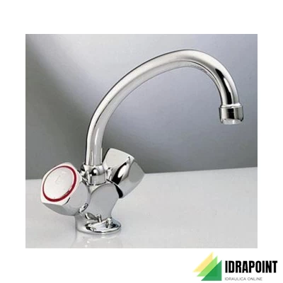 BATTERIA MONOFORO PER LAVELLO CON COLLO - SERIE BETA