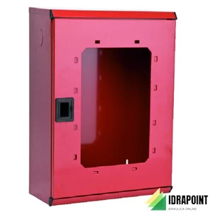 CASSETTA DA INTERNO/ESTERNO ROSSA PER IDRANTE DN 45