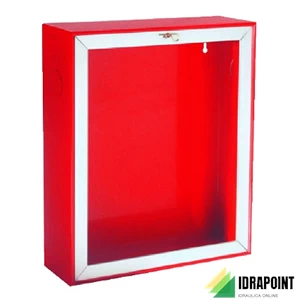 CASSETTA PARETE ANTINFORTUNI RAL 3000 X IDRANTE DN 45