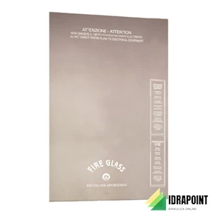 LASTRA TRASPARENTE PER CASSETTA INCASSO UNI 45 347X535 MM