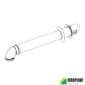 KIT TERMINALE ORIZZONTALE BERETTA Ø 60/100 MM