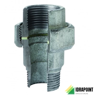 BOCCHETTO SEDE PIANA MF ZINCATO Ø 1.1/4