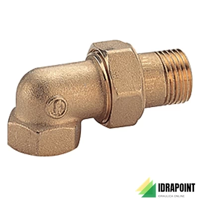 BOCCHETTONE OTTONE CURVO Ø 3/4