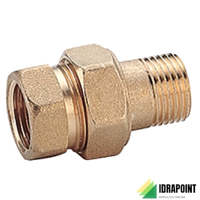 BOCCHETTONE OTTONE DRITTO Ø 1.1/4