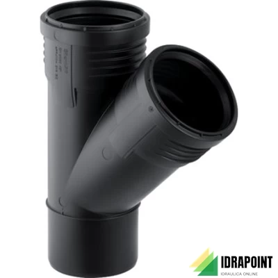 BRAGA A 45° PP SILENT Ø 90X90 MM