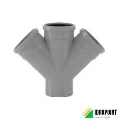 BRAGA DOPPIA A 67° INNESTO Ø 110X110 MM