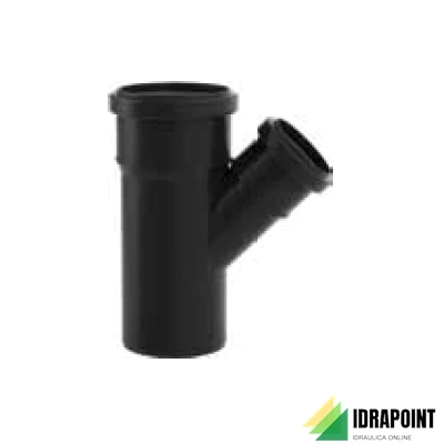 BRAGA RIDOTTA A 45° BLACKFIRE Ø 160/110 MM