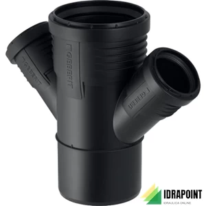 BRAGA 45° DOPPIA PP SILENT Ø 110X50X50 MM