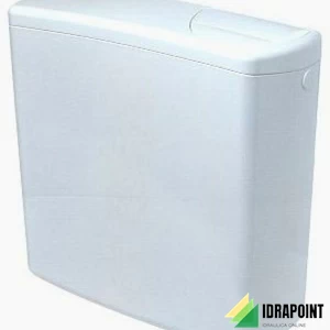 CASSETTA ESTERNA TWICO DOPPIO TASTO CON TUBO 9 LT BIANCO