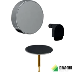 ACCESSORIO CROMO COLONNA VASCA EROGAZIONE AL TROPPO PIENO