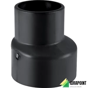 RIDUZIONE ECCENTRICA IN PE Ø 90X75 MM SILENT