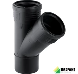 BRAGA A 45° PP SILENT Ø 32X32 MM