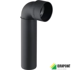 CURVA TECNICA PROLUNGATA PP SILENT Ø 40X46 MM CON TAPPO