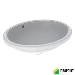 LAVABO SOTTOPIANO OVALE DA INCASSO VARIFORM 56X46 CM