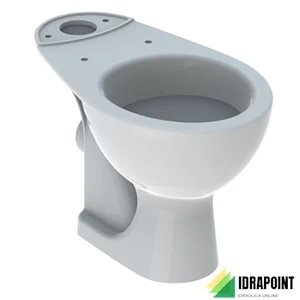 VASO DUO SCARICO A PARETE - SERIE COLIBRI' BIANCO