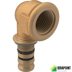 GOMITO FEMMINA A 90° A COMPRESSIONE - Ø 16X1/2