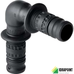 GOMITO DOPPIO A 90° A COMPRESSIONE - Ø 26X26 MM