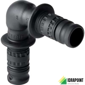 GOMITO DOPPIO A 90° A COMPRESSIONE - Ø 26X26 MM