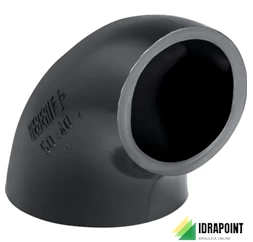 CURVA 90° RIDOTTA IN PE - Ø 50X40 MM